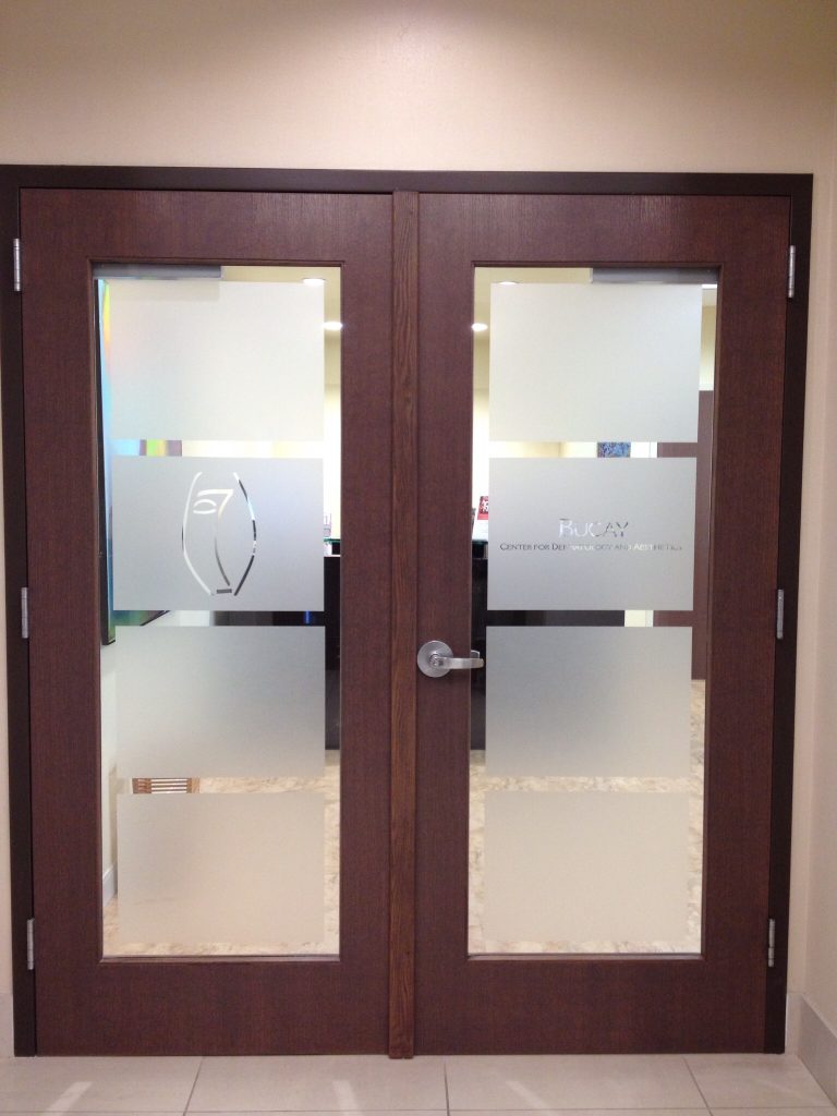 Frosted Glass Signage