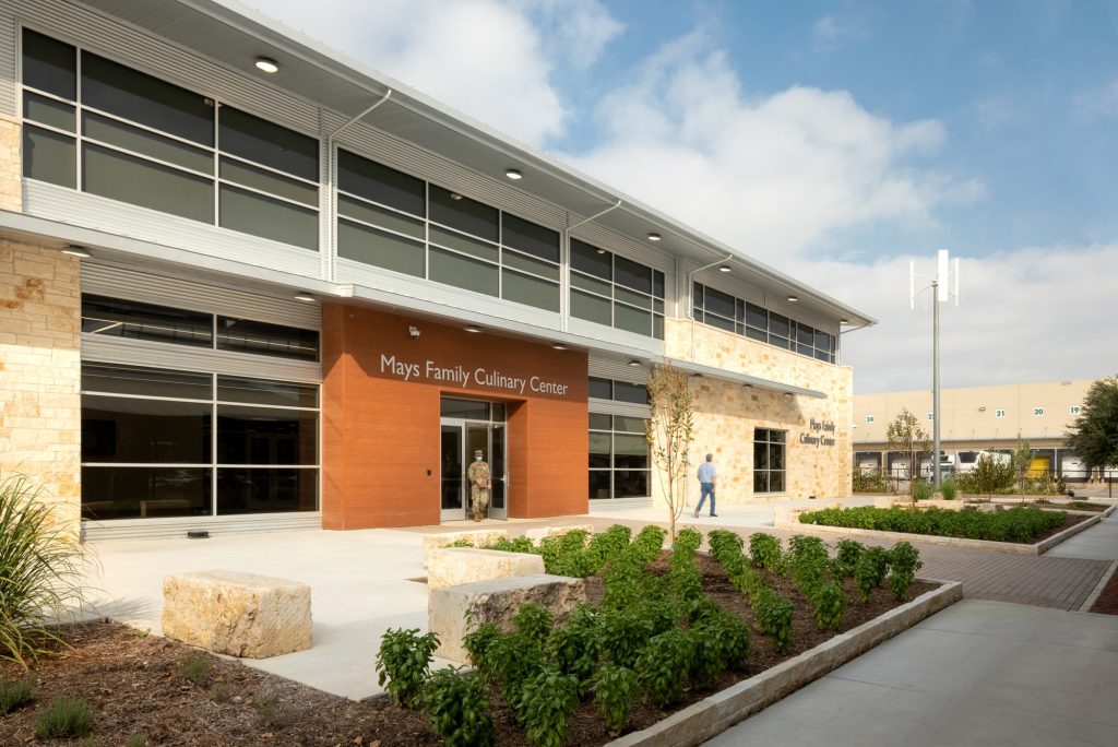 Mays Family Culinary Center building exterior view