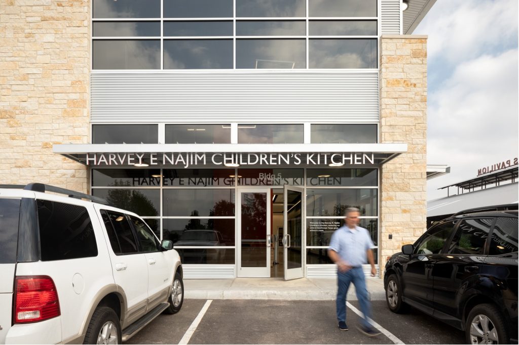 Entrance of Harvey E. Najim Children's Kitchen