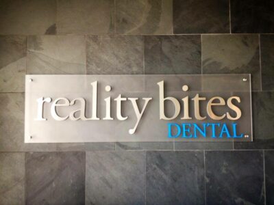 Reality Bites Dental Wall Signage