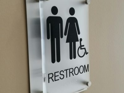 ADA-Compliant Acrylic Restroom Sign